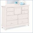 ADD TO YOUR SET: American Drew Sterling Pointe 8 Drawer Double Drawer in Off-White Finish