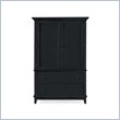 ADD TO YOUR SET: American Drew Sterling Pointe Door Chest Armoire in Black