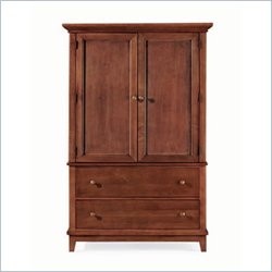 American Drew Sterling Pointe Door Chest Armoire in Cherry