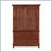 American Drew Sterling Pointe Door Chest Armoire in Cherry