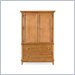 American Drew Sterling Pointe Door Chest Armoire in Maple