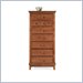 American Drew Sterling Pointe 7 Drawer Lingerie Chest in Cherry Finish