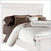 American Drew Sterling Pointe King Size Panel Headboard in Off-White