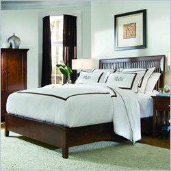 American Drew Sterling Pointe Slat Bed in Cherry Finish