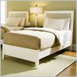 ADD TO YOUR SET: American Drew Sterling Pointe Slat Bed in Off-White Finish