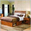 ADD TO YOUR SET: American Drew Sterling Pointe Underbed Storage Platform Bed in Maple Finish
