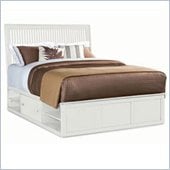 American Drew Sterling Pointe Underbed Storage Platform Bed in Off-White Finish
