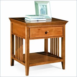 American Drew Sterling Pointe Single Drawer Nightstand in Maple