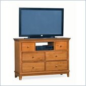 American Drew Sterling Pointe Fully Assembled TV Stand in Maple Finish
