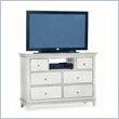 ADD TO YOUR SET: American Drew Sterling Pointe Fully Assembled TV Stand in Off-White Finish