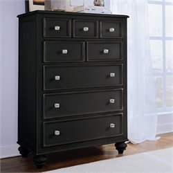 American Drew Camden Black 5 Drawer Chest