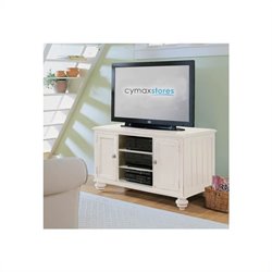 American Drew Camden Antique White Collection 48 Inch Fully Assembled TV Stand