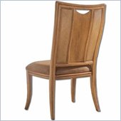American Drew Antigua Splat Back Casual Side Chair in Toasted Almond Finish
