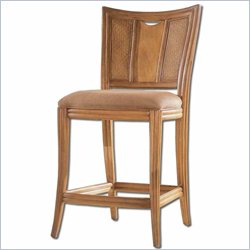 American Drew Antigua Collection Bar Stool in Toasted Almond Finish
