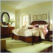 American Drew Bob Mackie Signature Wood Poster Bed 5 Piece Bedroom Set in Rosewood