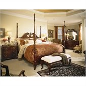 American Drew Cherry Grove Wood Poster Bed 5 Piece Bedroom Set