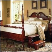 American Drew Cherry Grove Wood Low Poster Bed 5 Piece Bedroom Set