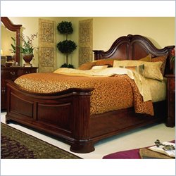 American Drew Cherry Grove Mansion Wood Panel Bed 3 Piece Bedroom Set