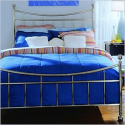 American Drew Camden Black Metal Bed in Brushed Nickle Finish 3 Piece Bedroom Set