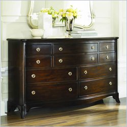 American Drew Sonata Drawer Dresser in Dark Merlot by American Drew