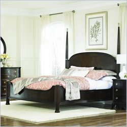 American Drew Sonata Poster Bed in Dark Merlot Finish