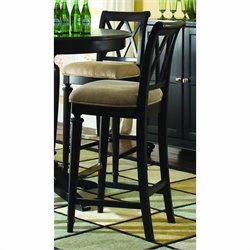 American Drew Camden Black Bar Height Bar Stool