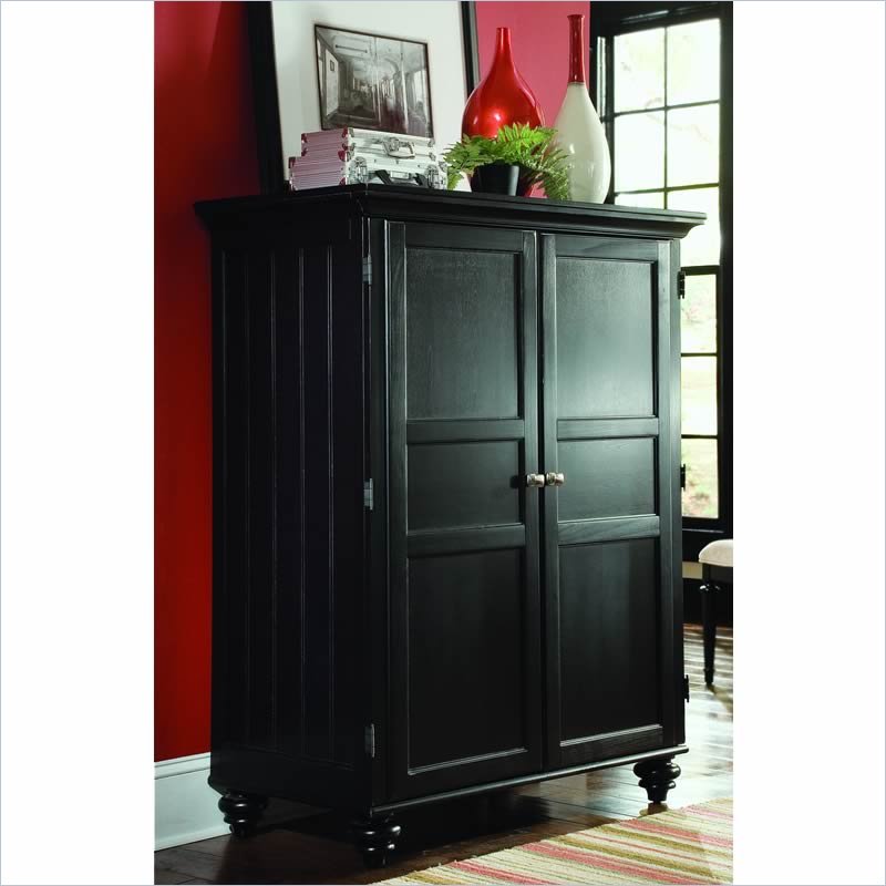 American Drew Camden Black Home Office Cabinet