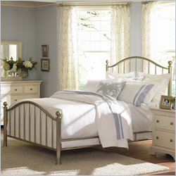American Drew Ashby Park Nickel Plated Metal Bed-King
