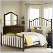 ADD TO YOUR SET: American Drew Ashby Park Dark Copper Metal Bed