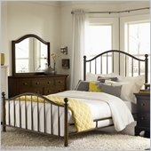 American Drew Ashby Park Dark Copper Metal Bed