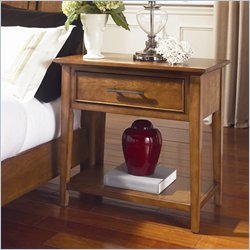 American Drew Valley Leg Nightstand in Honey Brown Finish Best Price