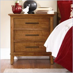 American Drew Valley Drawer Nightstand in Honey Brown Finish Best Price