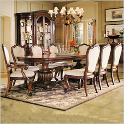 American Drew Grand Revival Russet Double Pedestal Dining Set