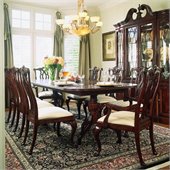 American Drew Cherry Grove Rectangular Casual Dining Set in Antique Cherry Finish