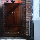 American Drew Tribecca TV/Wardrobe Armoire in Root Beer Finish