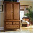 American Drew Antigua TV/Wardrobe Armoire in Toasted Almond Finish