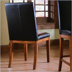 American Drew Beacon Ridge Leather Side Chair