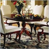 American Drew Round Formal Dining Table in Antique Cherry Finish