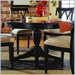 ADD TO YOUR SET: American Drew Camden Round Casual Dining Table in Black Finish