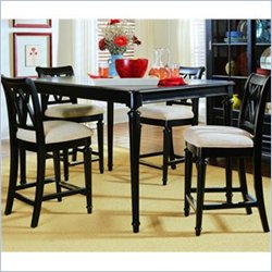American Drew Camden Gathering Table in Black Finish
