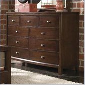 American Drew Tribecca Wood Top Dresser in Root Beer Finish