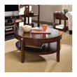 ADD TO YOUR SET: American Drew Tribecca Round Wood Top Cocktail Table