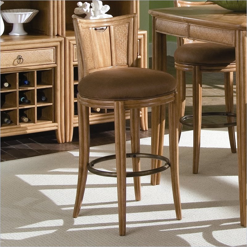 American Drew Antigua Round Counter Height Swivel Stool