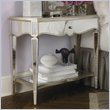ADD TO YOUR SET: American Drew Jessica McClintock Couture Mirrored Nightstand in Silver Leaf