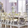 ADD TO YOUR SET: American Drew Jessica McClintock Couture Formal Dining Table in Silver Leaf
