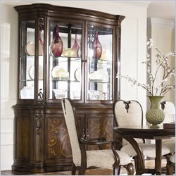 American Drew Jessica McClintock Couture Palladian China Cabinet in Mink