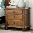 ADD TO YOUR SET: American Drew Grand Isle 3 Drawer Nightstand in Amber Finish