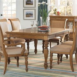 American Drew Grand Isle Rectangle Dining Table in Amber Finish