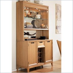 American Drew Sedona China in Dusty Oak Finish