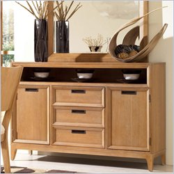 American Drew Sedona Server in Dusty Oak Finish